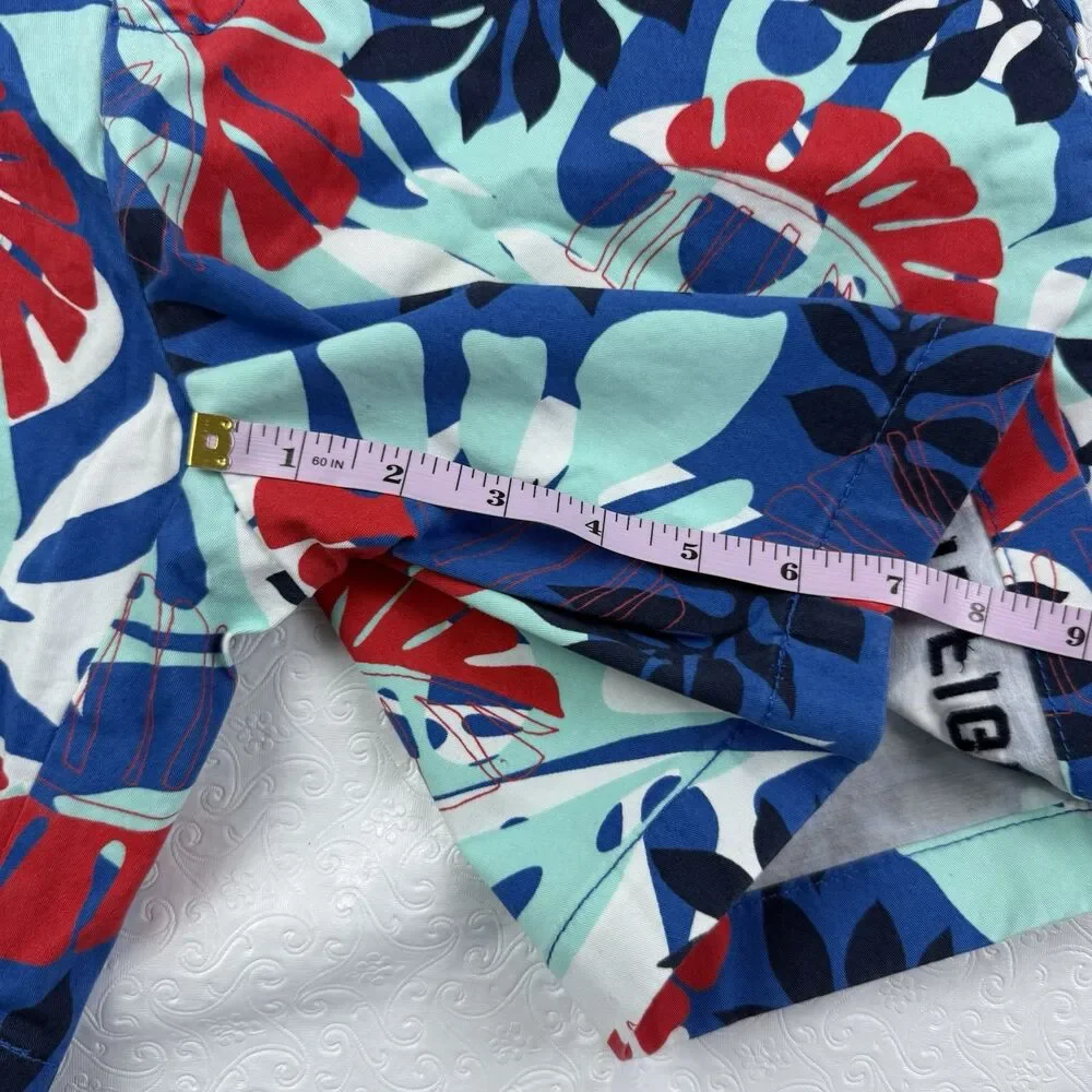 NEW Tommy Hilfiger Tropical Hawaiin Print Shorts Men Size 33 TH Flex 7